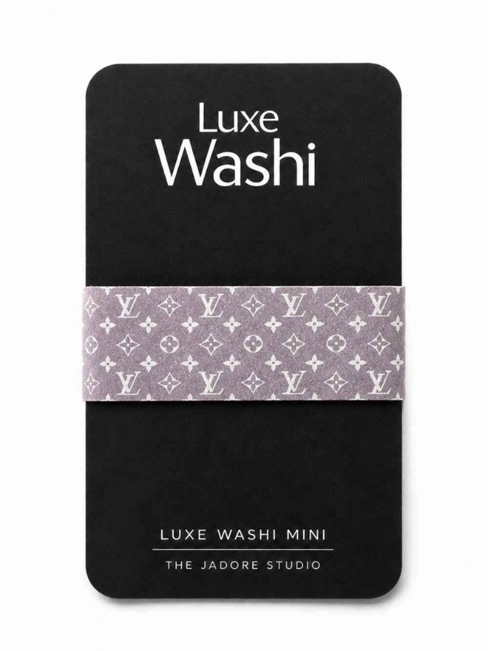 Louis Vuitton (Gray) Washi Tape - Luxe Washi Mini